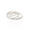 FACETED STACKING RING - NVMBR DCMBR - Rings