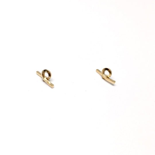MINI CURLY Q STUD - NVMBR DCMBR - Earrings