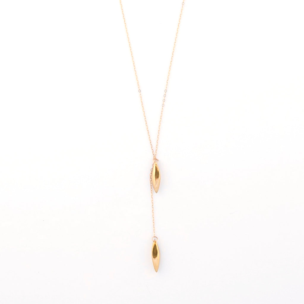 SEED LARIAT NECKLACE