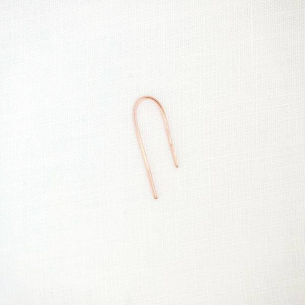 MINI HAMMERED THREAD EARRING - NVMBR DCMBR - Earrings