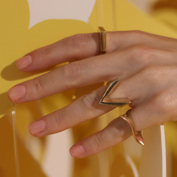 PINNACLE RING - NVMBR DCMBR - Rings