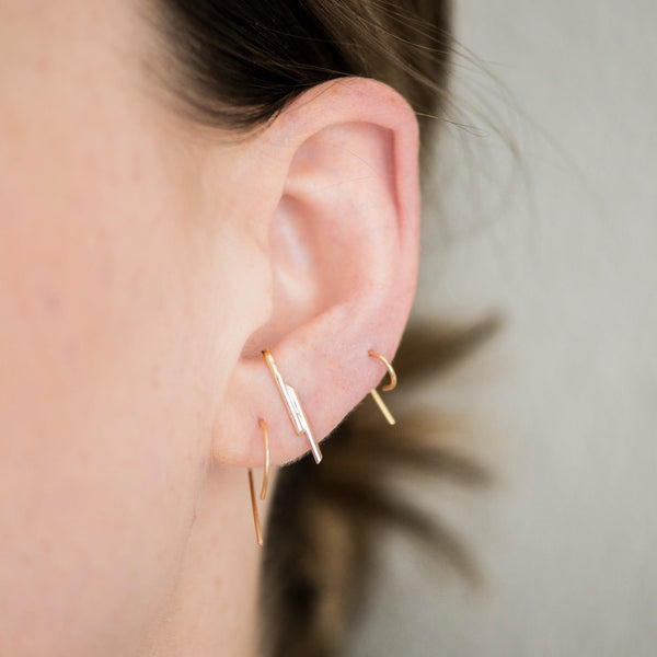 TINY P HOOP - NVMBR DCMBR - Earrings