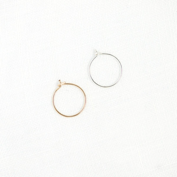 WHISPER HOOP WITH HOOK (2 sizes) - NVMBR DCMBR - Earrings
